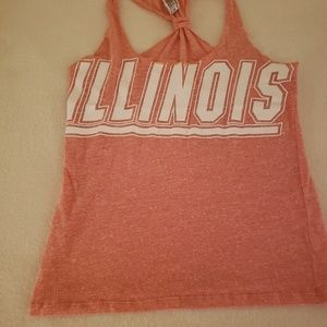 Victoria's Secret Pink Illini 《Illinois》 Tank Sz S